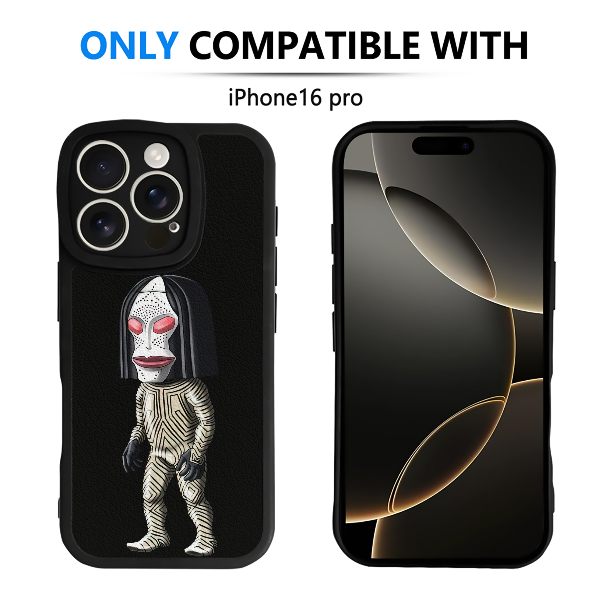 （画像用） ウルトラマン Ultraman 【iPhone 16シリーズ対応】シリコンスマホケース（レザー調） 材質：シリコン